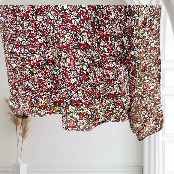 241 - ONLY Neon & Nylon Blouse Floral - Picture 14 of 14